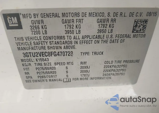 3GTU2VEC8FG470728: 41306044