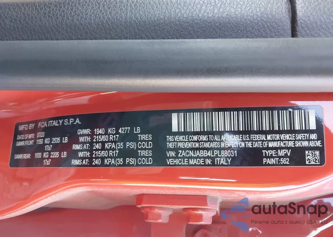 ZACNJABB4LPL88031: 41308477