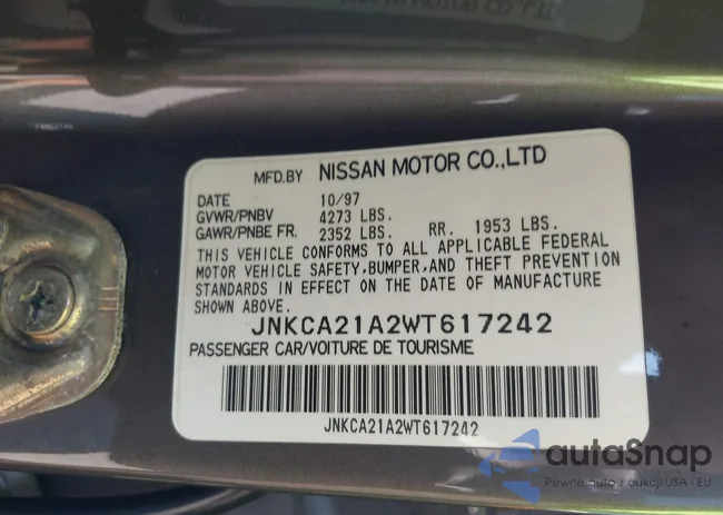 JNKCA21A2WT617242: 41312275