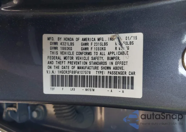 1HGCR2F89FA107578: 41313470