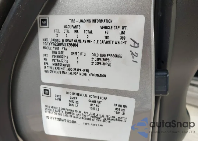 1G1YY32G0W5126404: 41315352