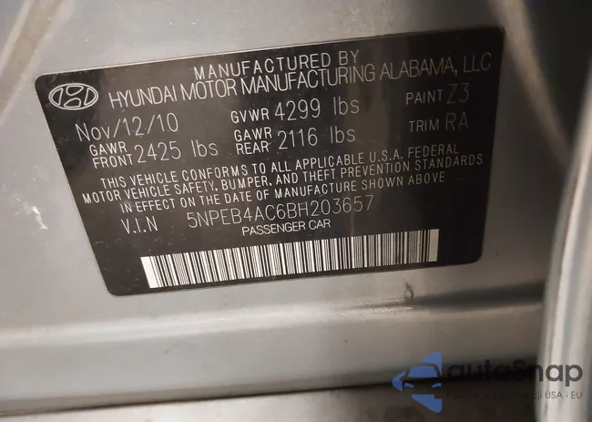 5NPEB4AC6BH203657: 41317946