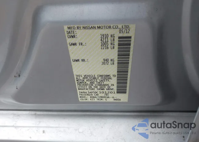 1N4AL3AP5DC101201: 41318622