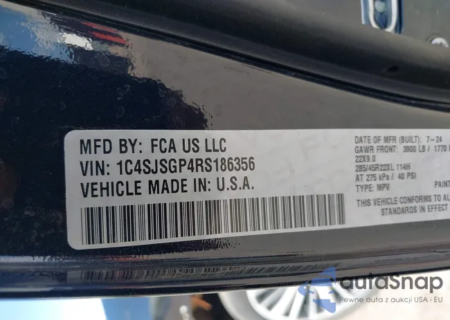 1C4SJSGP4RS186356: 41320820