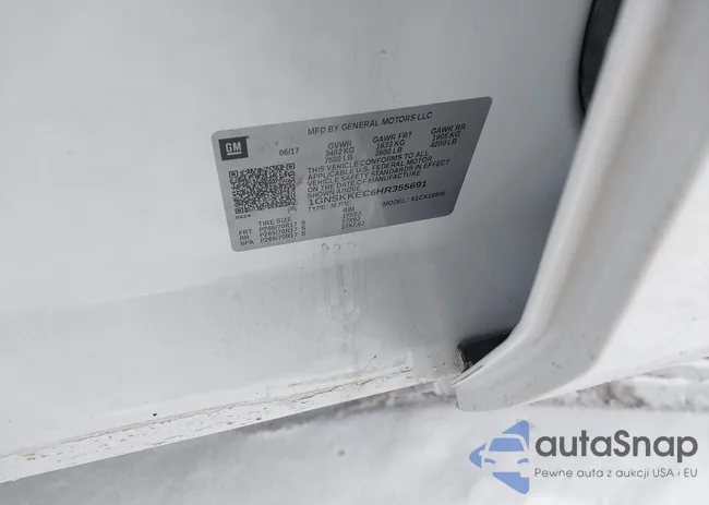 1GNSKKEC6HR355691: 41321729