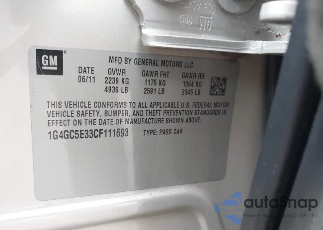 1G4GC5E33CF111693: 41328088