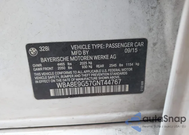 WBA8E9G57GNT44767: 41330555