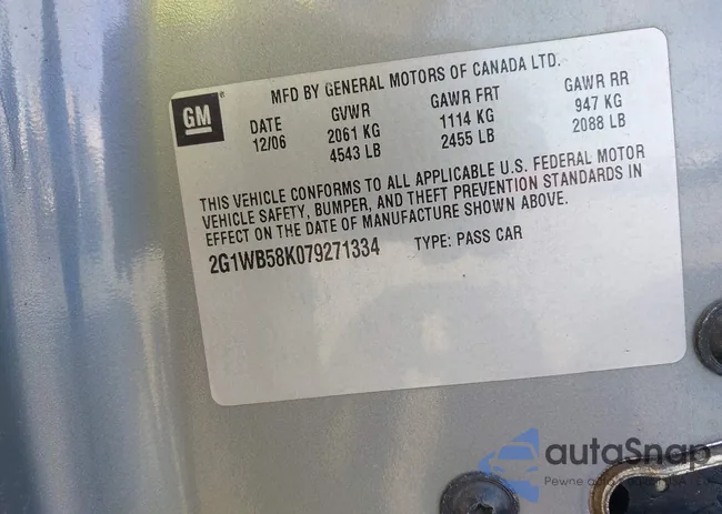 2G1WB58K079271334: 41335274