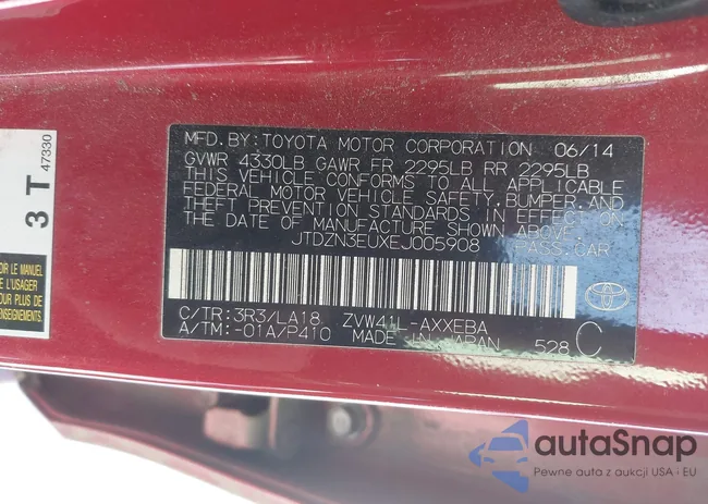 JTDZN3EUXEJ005908: 41335964