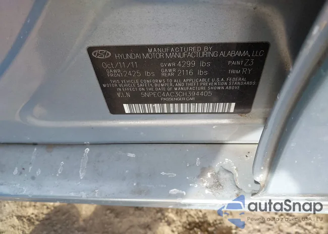 5NPEC4AC3CH394405: 41346339