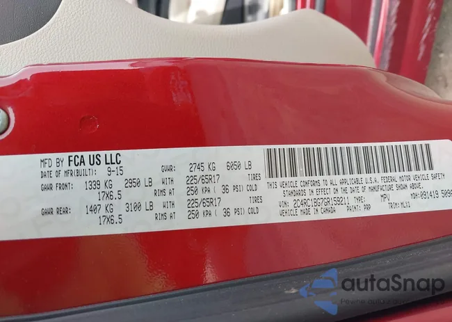 2C4RC1BG7GR159211: 41347171