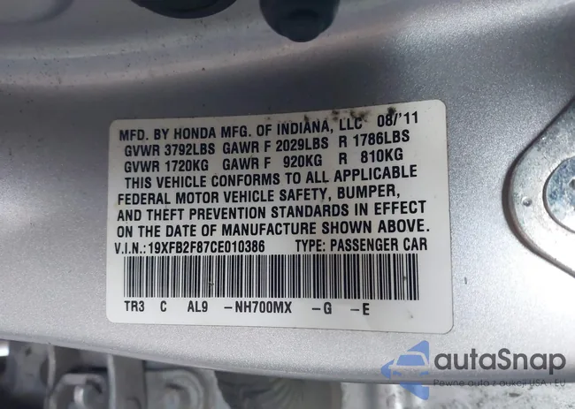 19XFB2F87CE010386: 41350684