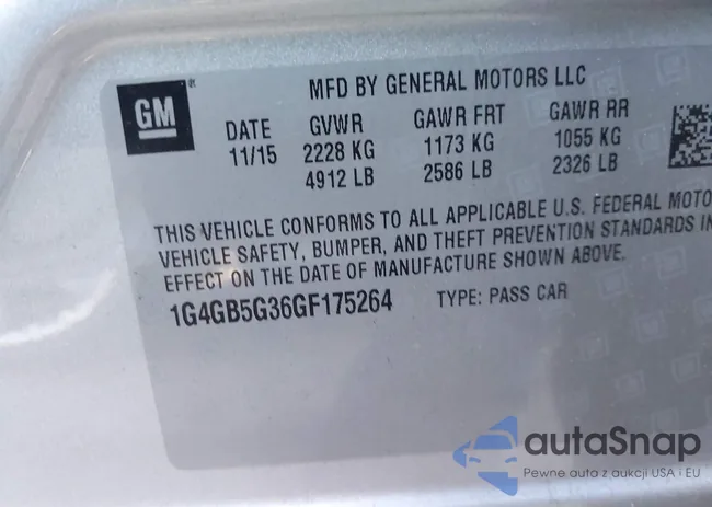 1G4GB5G36GF175264: 41353152