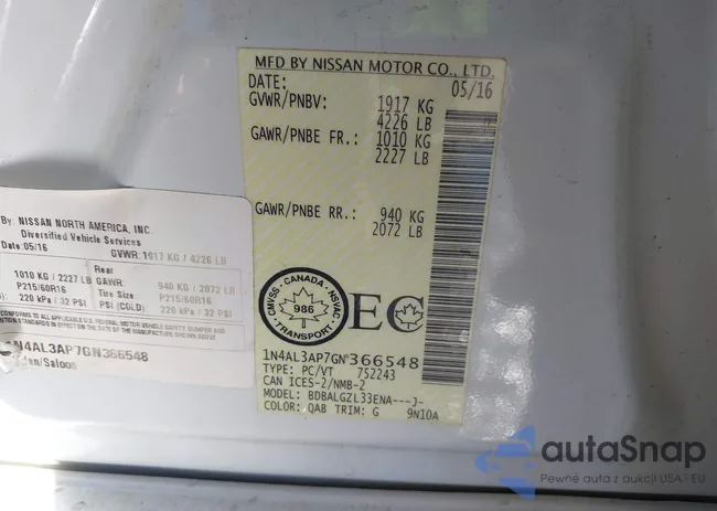 1N4AL3AP7GN366548: 41354999