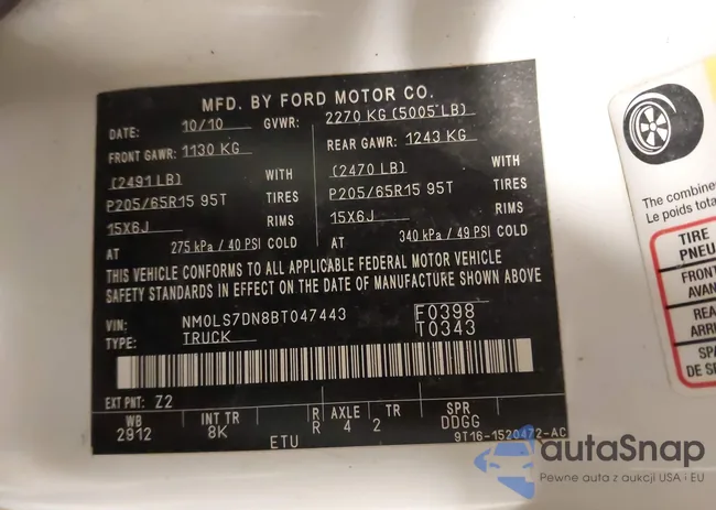 NM0LS7DN8BT047443: 41355033