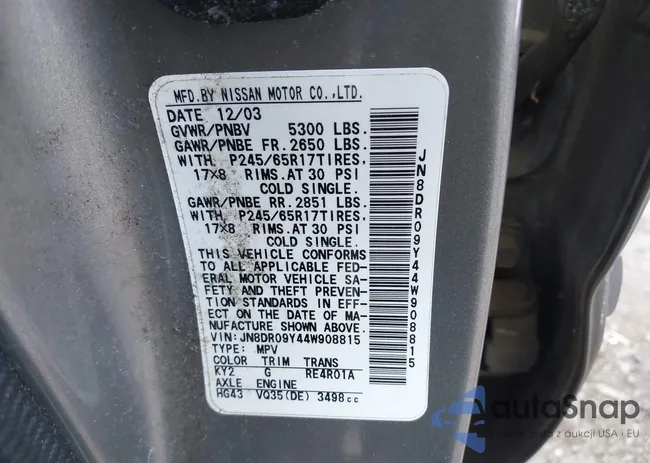 JN8DR09Y44W908815: 41358024