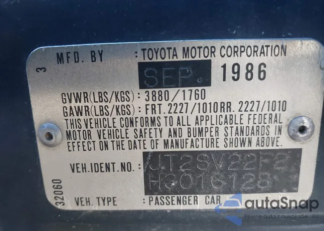 JT2SV22F2H3016128: 41358474