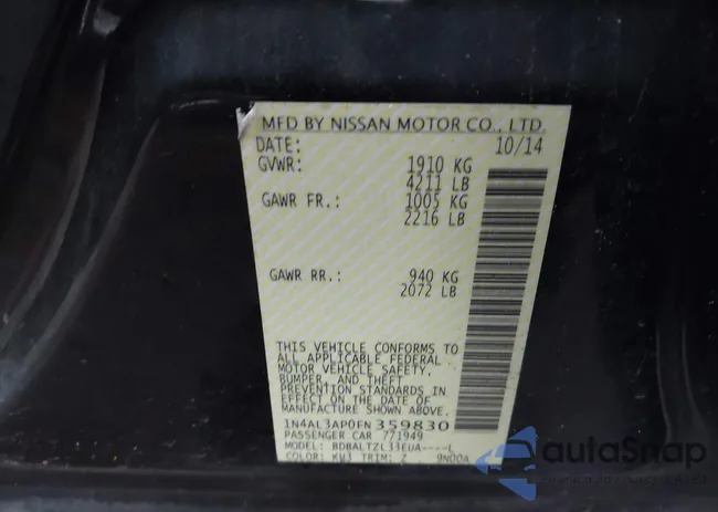 1N4AL3AP0FN359830: 41358857