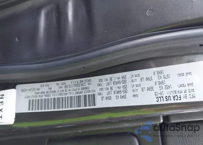 1C4RJEBGXLC191280: 41360803