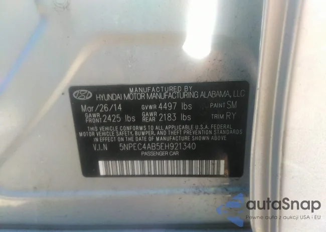 5NPEC4AB5EH921340: 41362145