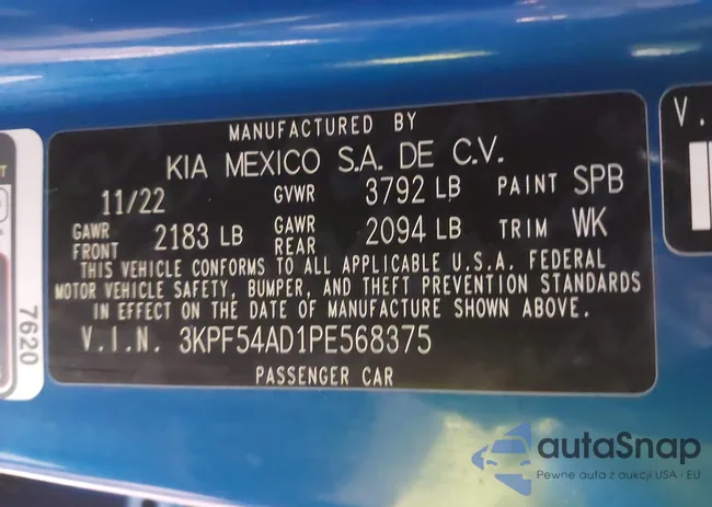 3KPF54AD1PE568375: 41362201