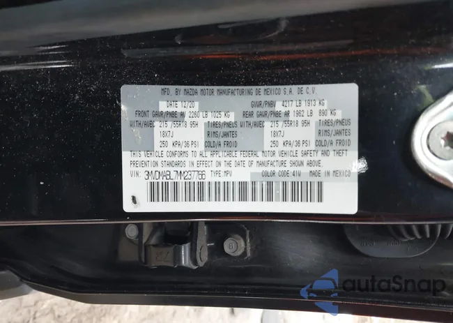 3MVDMABL7MM237766: 41363305