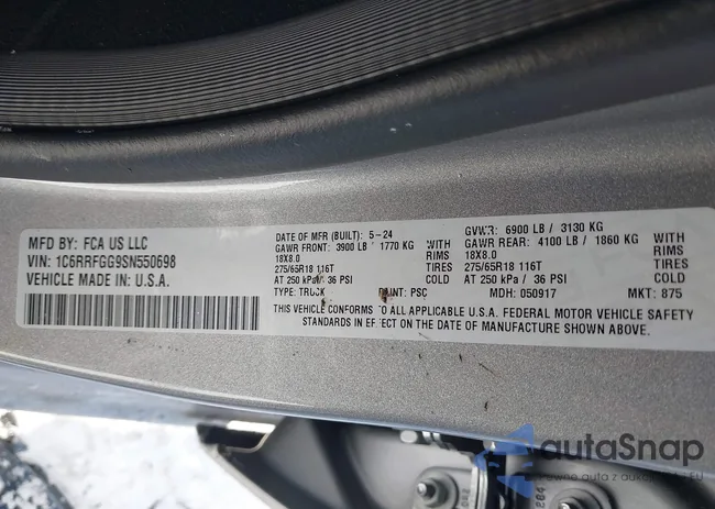 1C6RRFGG9SN550698: 41363974