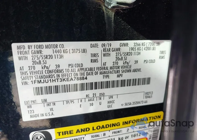 1FMJU1HT3KEA78884: 41363908