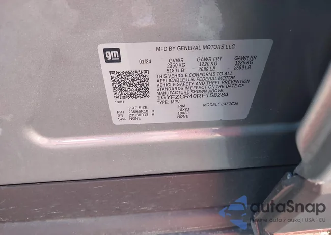 1GYFZCR40RF158284: 41366150