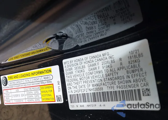 2HGFE2F27NH538568: 41367922