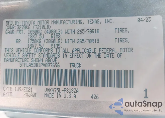 5TFLA5DB1PX097696: 41369119