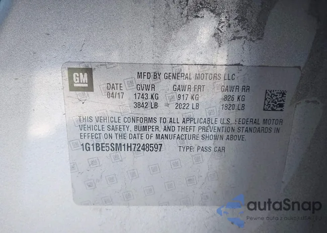 1G1BE5SM1H7248597: 41369191