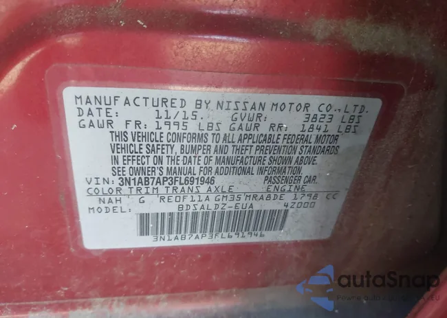 3N1AB7AP3FL691946: 41371946