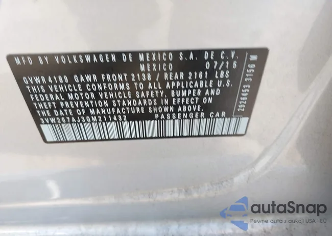 3VW267AJ3GM211432: 41371553