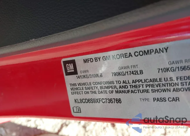 KL8CD6S9XFC736766: 41377893