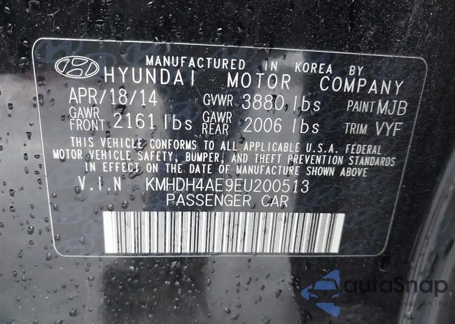 KMHDH4AE9EU200513: 41379819