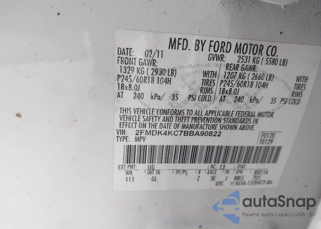 2FMDK4KC7BBA90822: 41386257