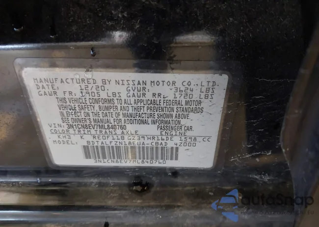 3N1CN8EV7ML840760: 41386281