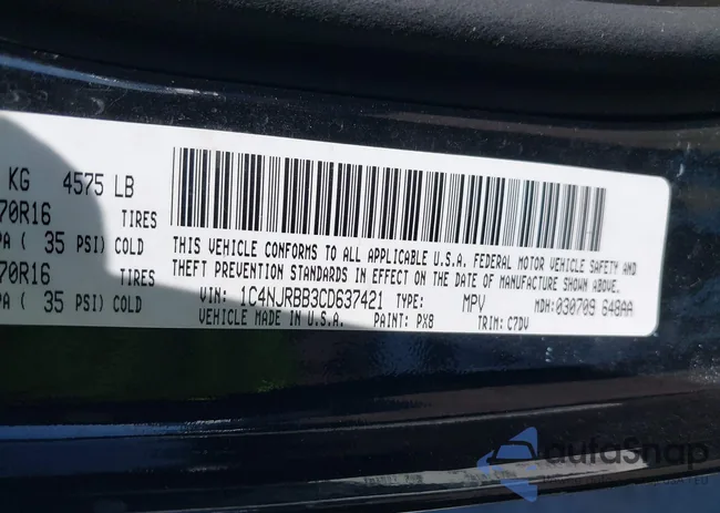 1C4NJRBB3CD637421: 41389137