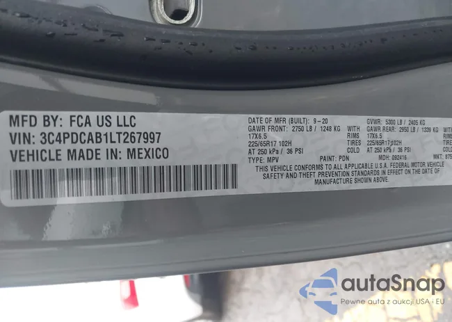 3C4PDCAB1LT267997: 41390960