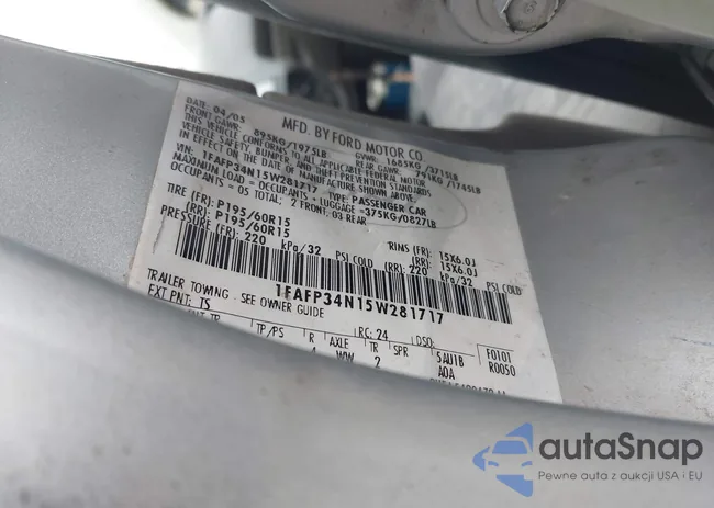 1FAFP34N15W281717: 41390515