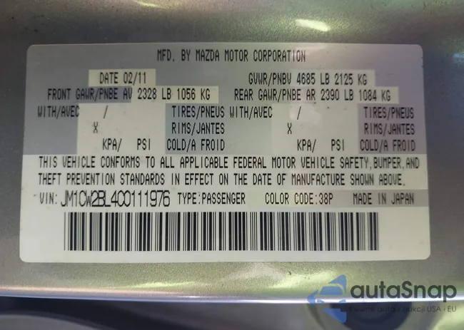 JM1CW2BL4C0111976: 41390717