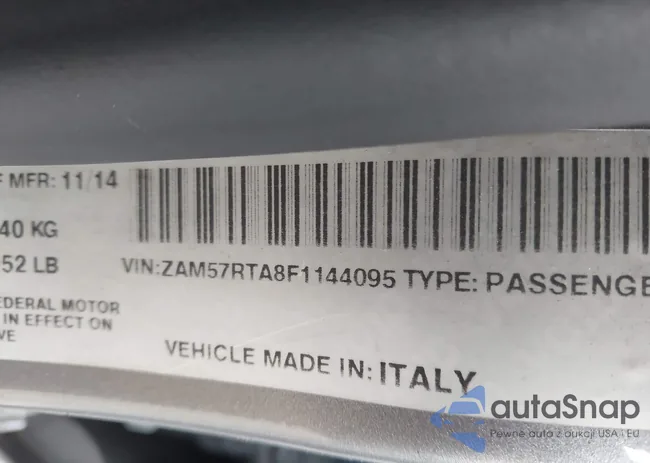 ZAM57RTA8F1144095: 41392848