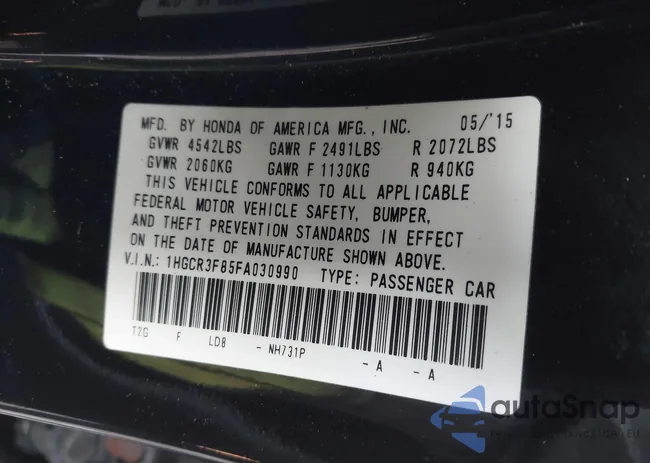 1HGCR3F85FA030990: 41394377