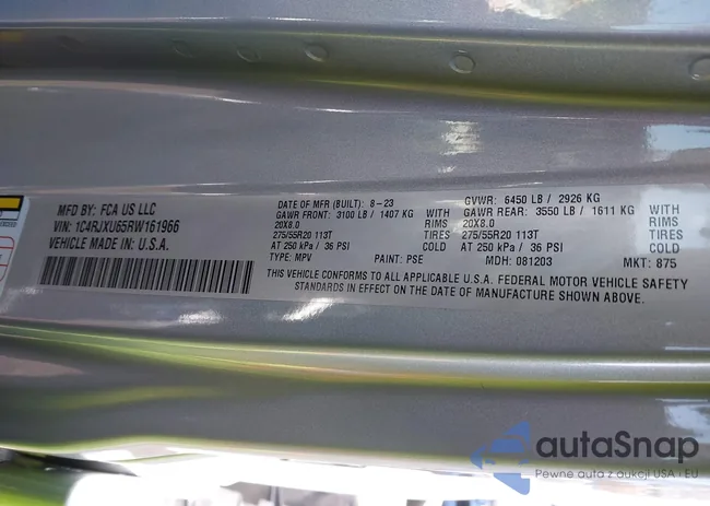 1C4RJXU65RW161966: 41396611