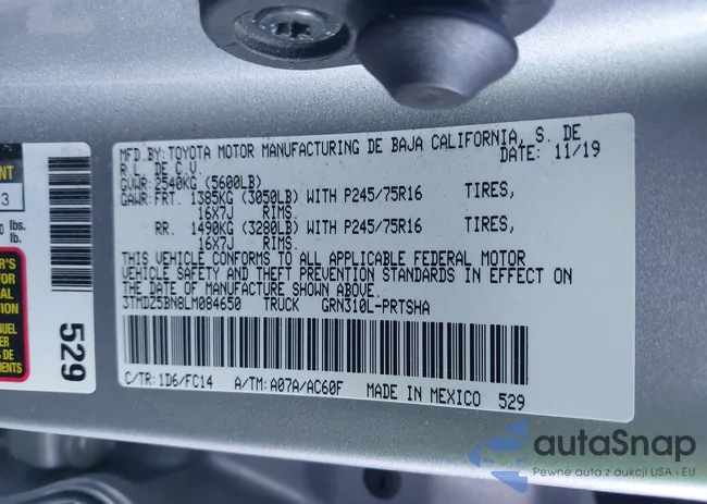 3TMDZ5BN8LM084650: 41400765