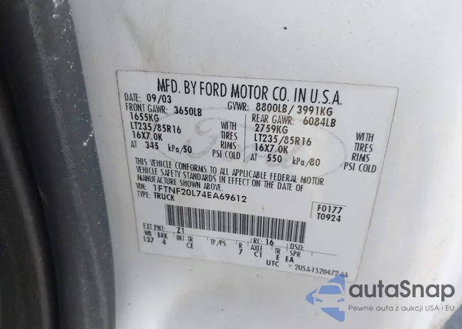 1FTNF20L74EA69612: 41404679