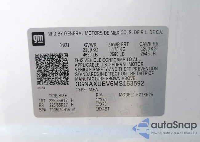 3GNAXUEV6MS163592: 41415203