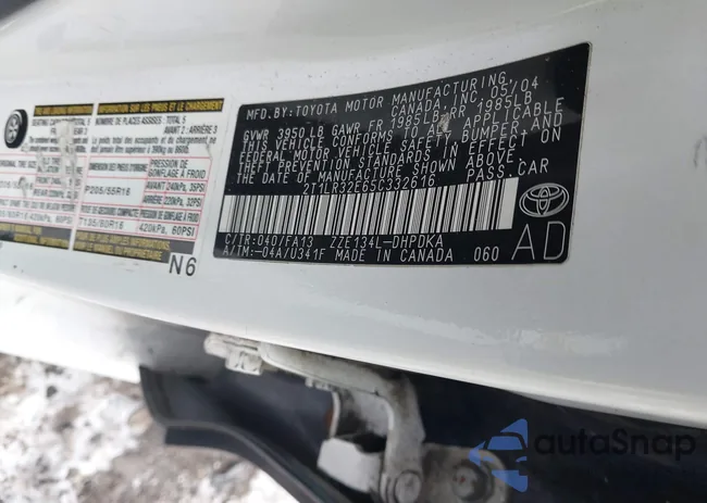 2T1LR32E65C332616: 41414725