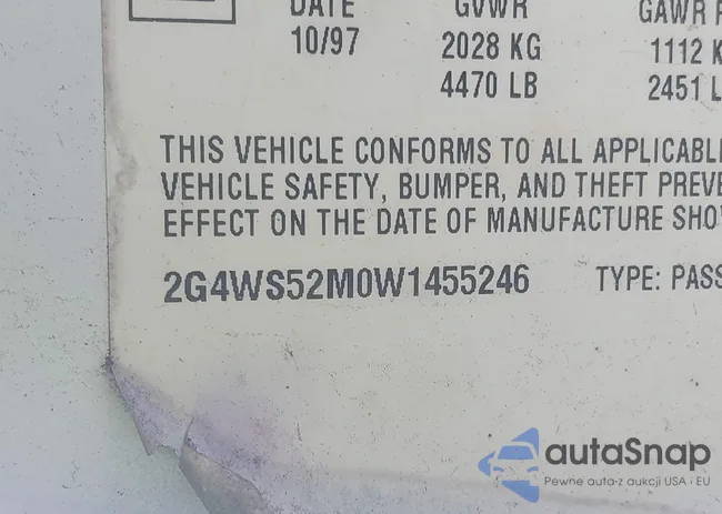 2G4WS52M0W1455246: 41417835
